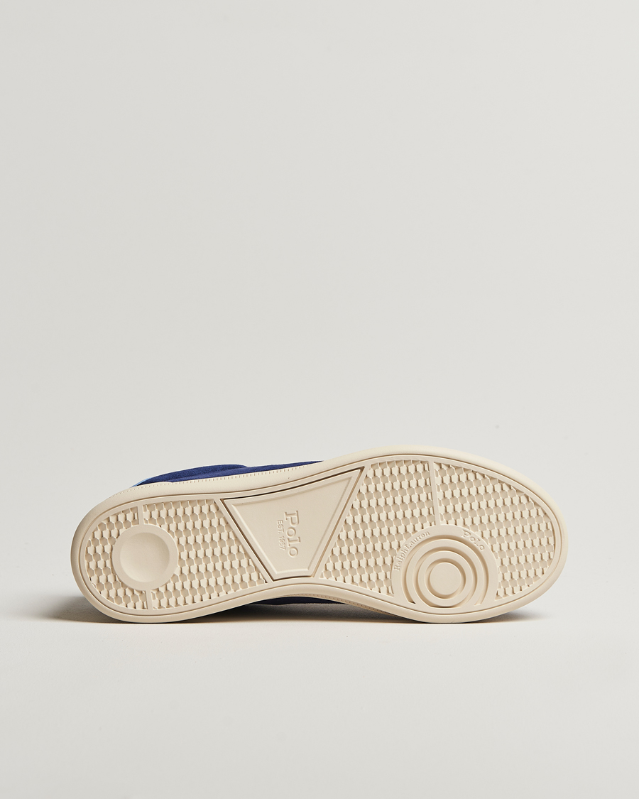 Uomini | Sneakers | Polo Ralph Lauren | Heritage Court II Suede Sneaker Navy