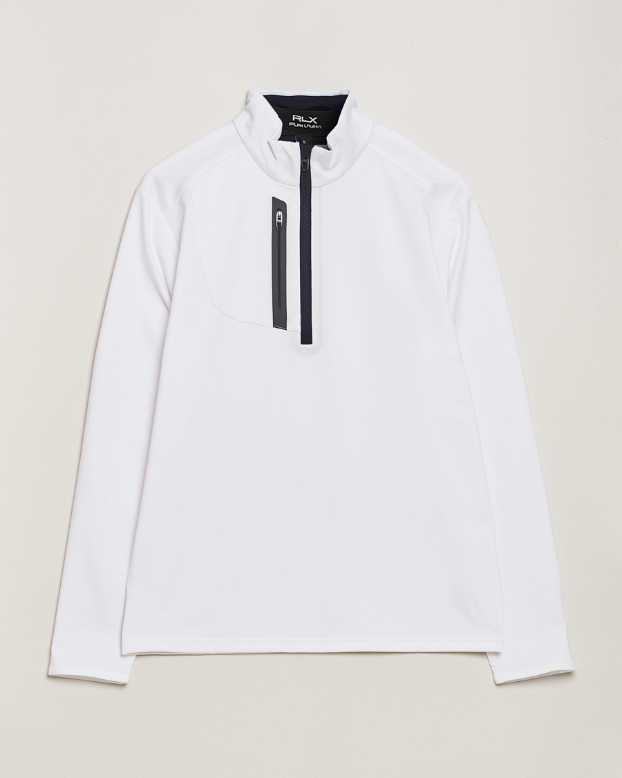 Uomini | Maglioni | RLX Ralph Lauren | New Lux Performance Half Zip Ceramic White