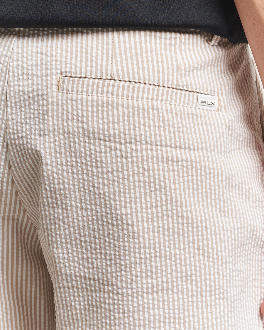 Uomini | Pantaloncini | RLX Ralph Lauren | Seersucker Shorts Classic Khaki/Ceramic White