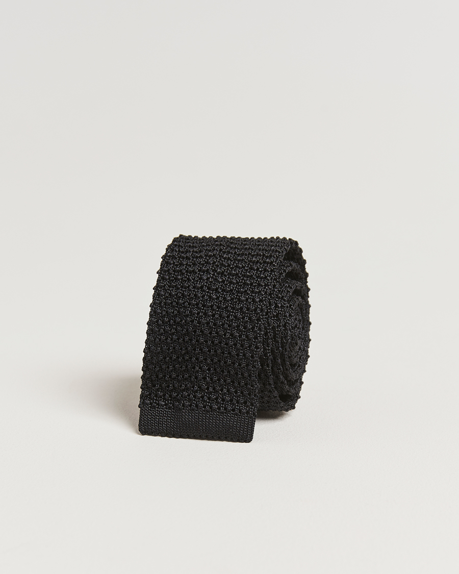 Uomini | Cravatte | Polo Ralph Lauren | Knitted Tie Black