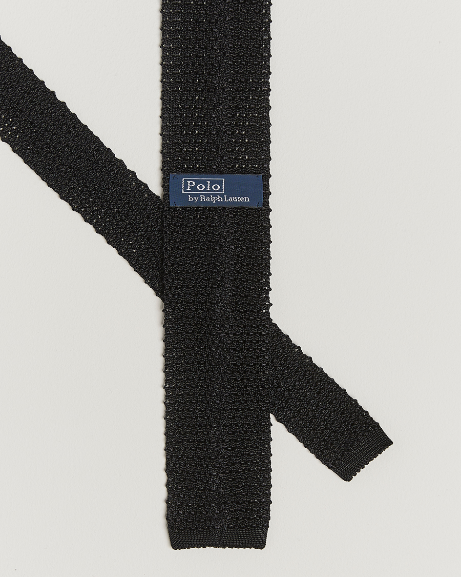 Uomini | Cravatte | Polo Ralph Lauren | Knitted Tie Black