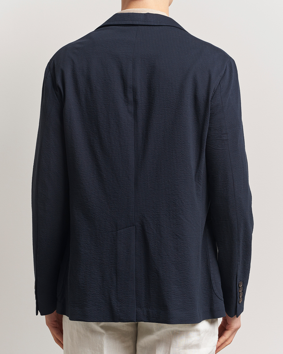 Uomini | Blazers | Polo Ralph Lauren | Single Breasted Seersucker Sportcoat Navy