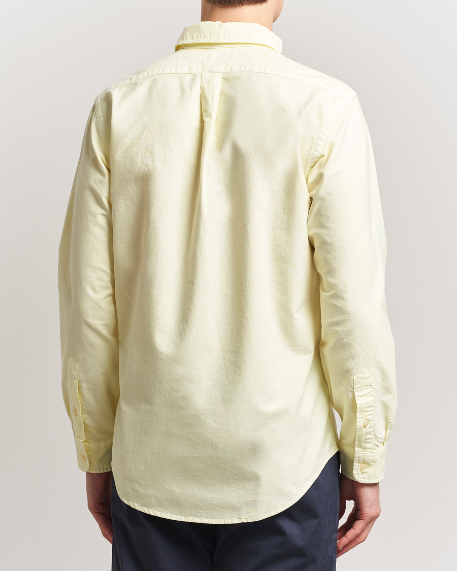 Uomini | Camicie | Polo Ralph Lauren | Custom Fit Dyed Oxford Shirt Lime