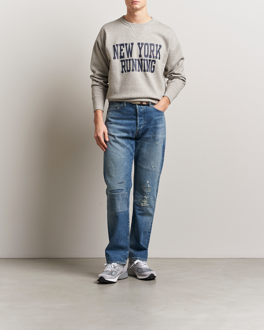 Uomini | Maglieria | Polo Ralph Lauren | NYC Running Fleece Sweatshirt Dark Sport Heather