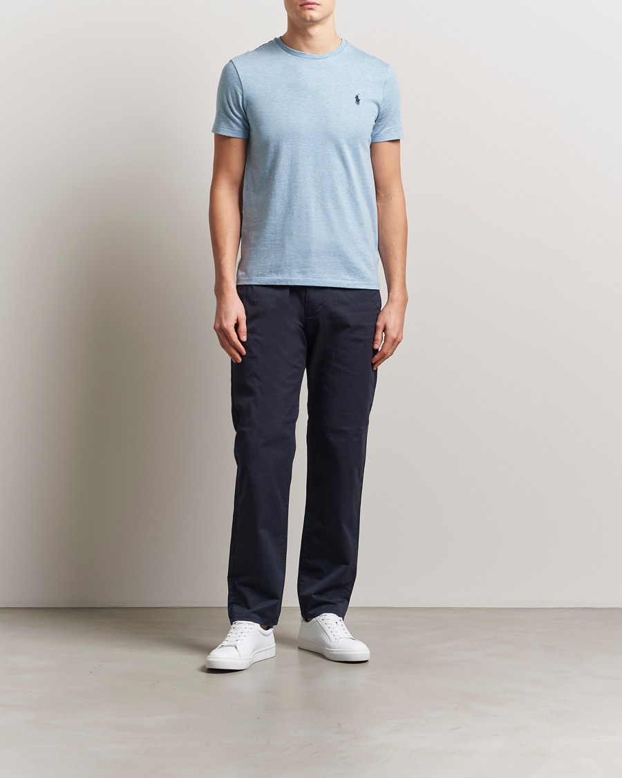 Uomini | T-shirt | Polo Ralph Lauren | Crew Neck T-Shirt Modern Blue Heather