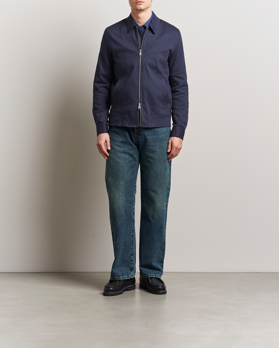 Uomini | Giacche | LES DEUX | Como Cotton Coach Jacket Navy