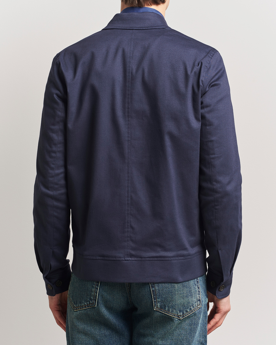Uomini | Giacche | LES DEUX | Como Cotton Coach Jacket Navy