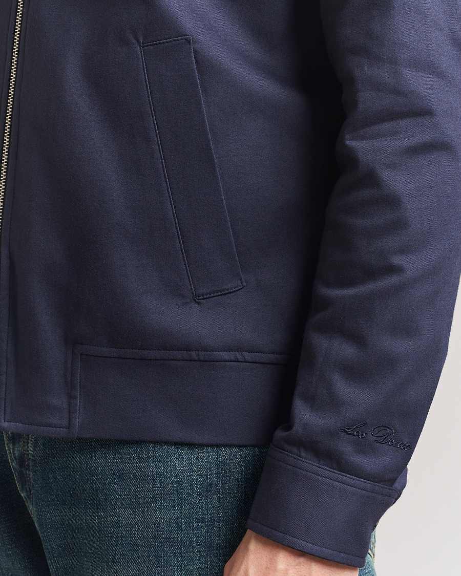 Uomini | Giacche | LES DEUX | Como Cotton Coach Jacket Navy