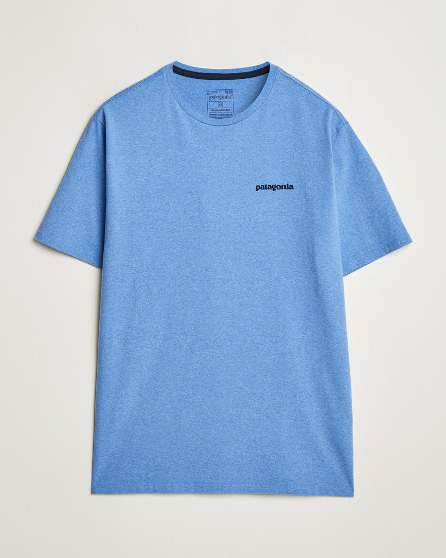 Uomini | T-shirt | Patagonia | P-6 Logo T-Shirt Abudant Blue