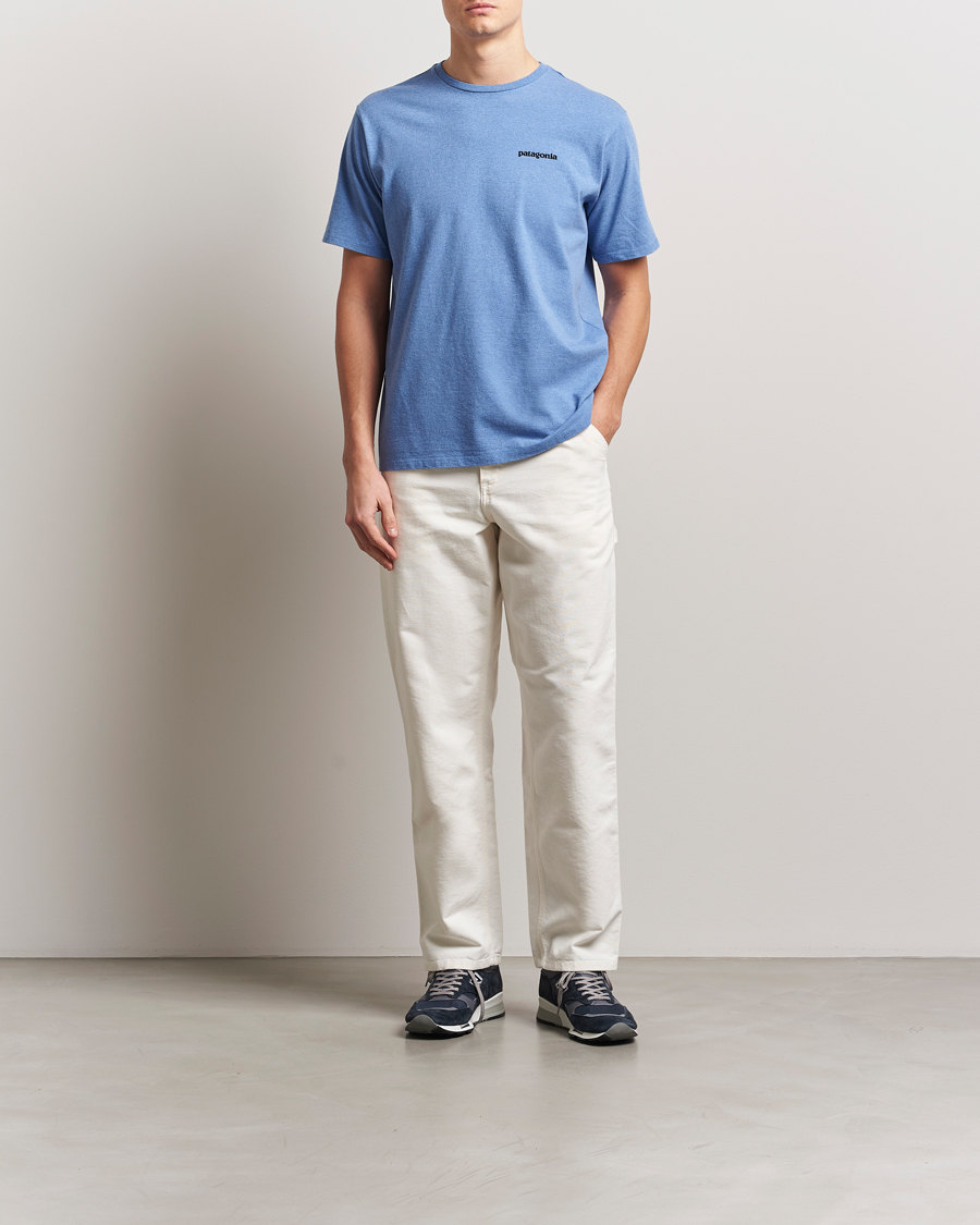 Uomini | T-shirt | Patagonia | P-6 Logo T-Shirt Abudant Blue
