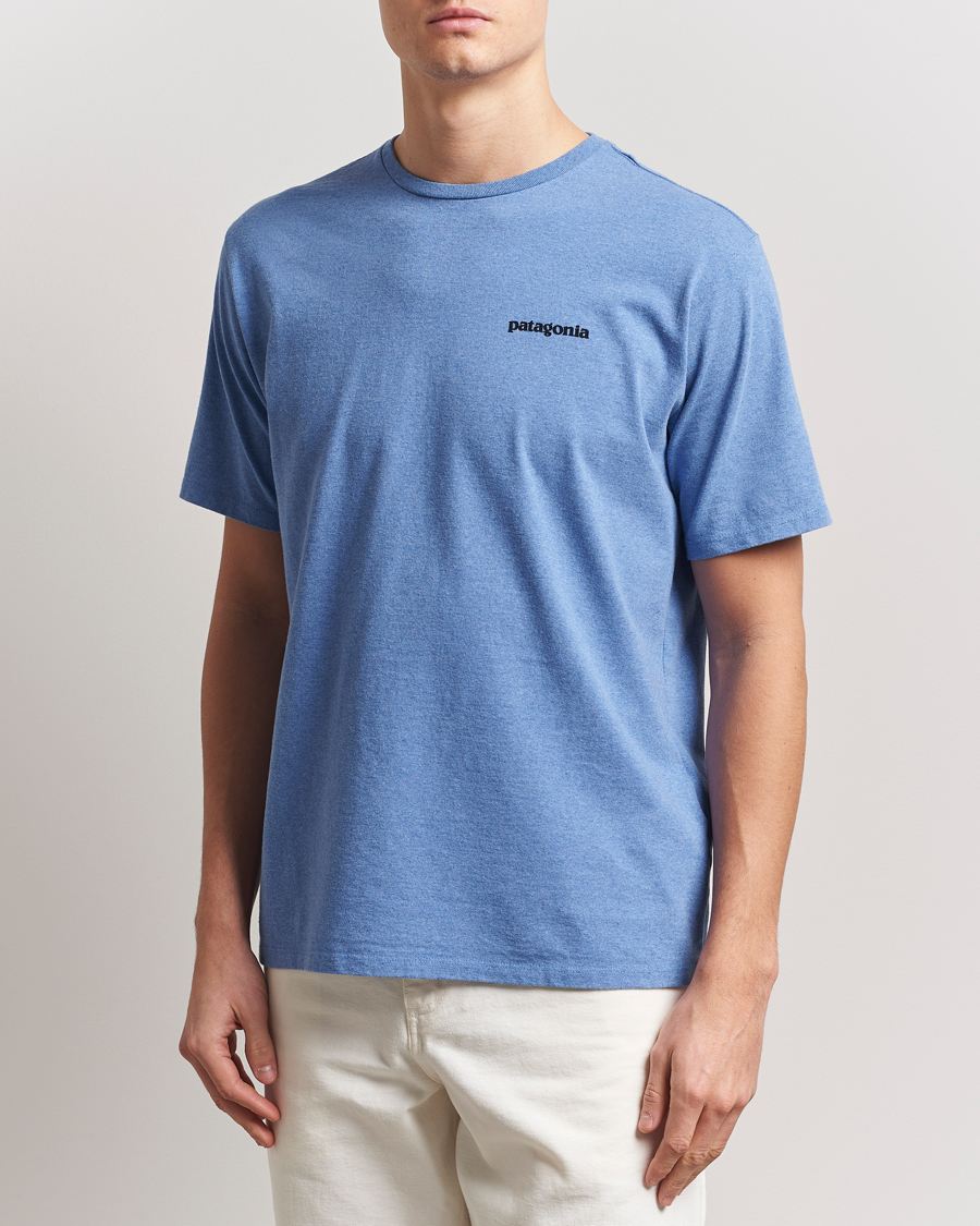 Uomini | T-shirt | Patagonia | P-6 Logo T-Shirt Abudant Blue