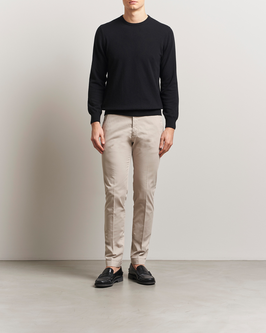 Uomini | Pantaloni | Briglia 1949 | Slim Fit Cotton Chinos Beige