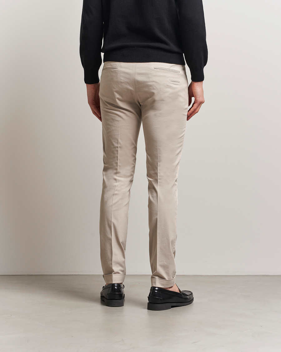Uomini | Pantaloni | Briglia 1949 | Slim Fit Cotton Chinos Beige