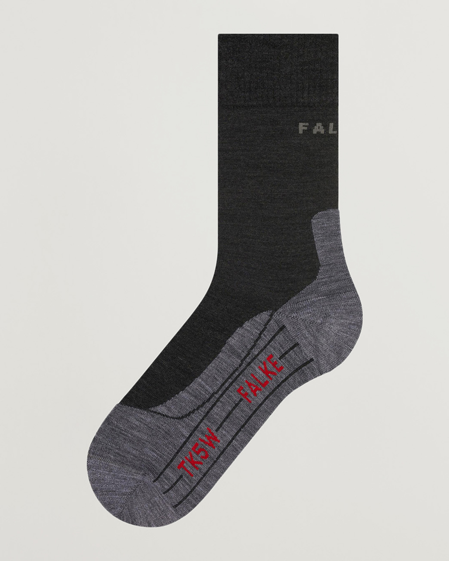 Uomini | Biancheria intima | Falke Sport | TK5 Wander Trekking Socks Asphalt