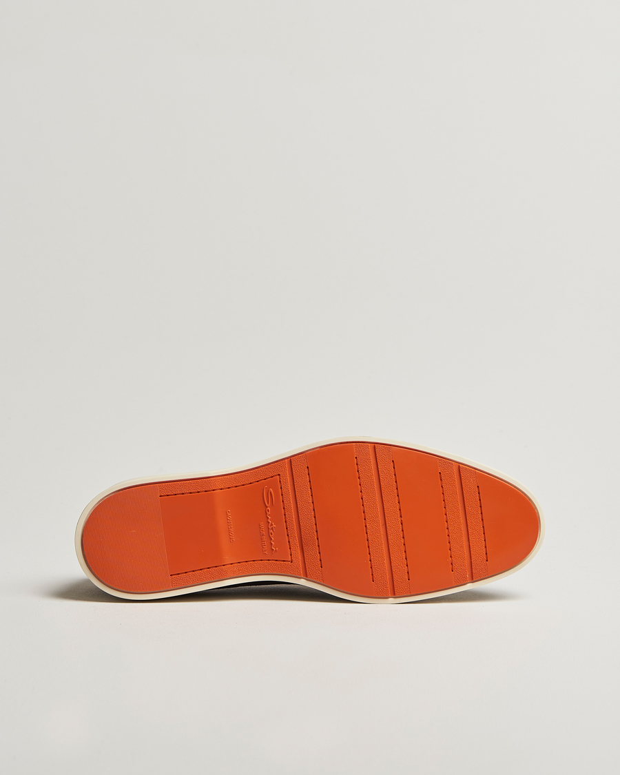 Uomini | Mocassini | Santoni | Detroit Loafers Black Suede