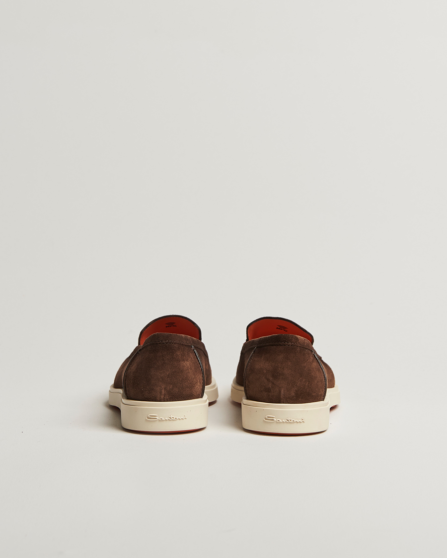 Uomini | Mocassini | Santoni | Detroit Loafers Brown Suede