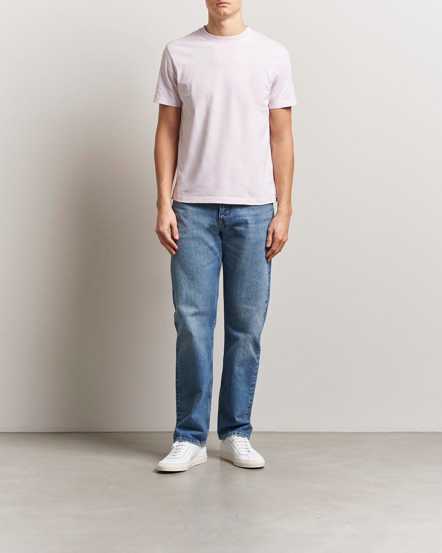 Uomini | T-shirt | FRAME | Logo T-Shirt Light Pink