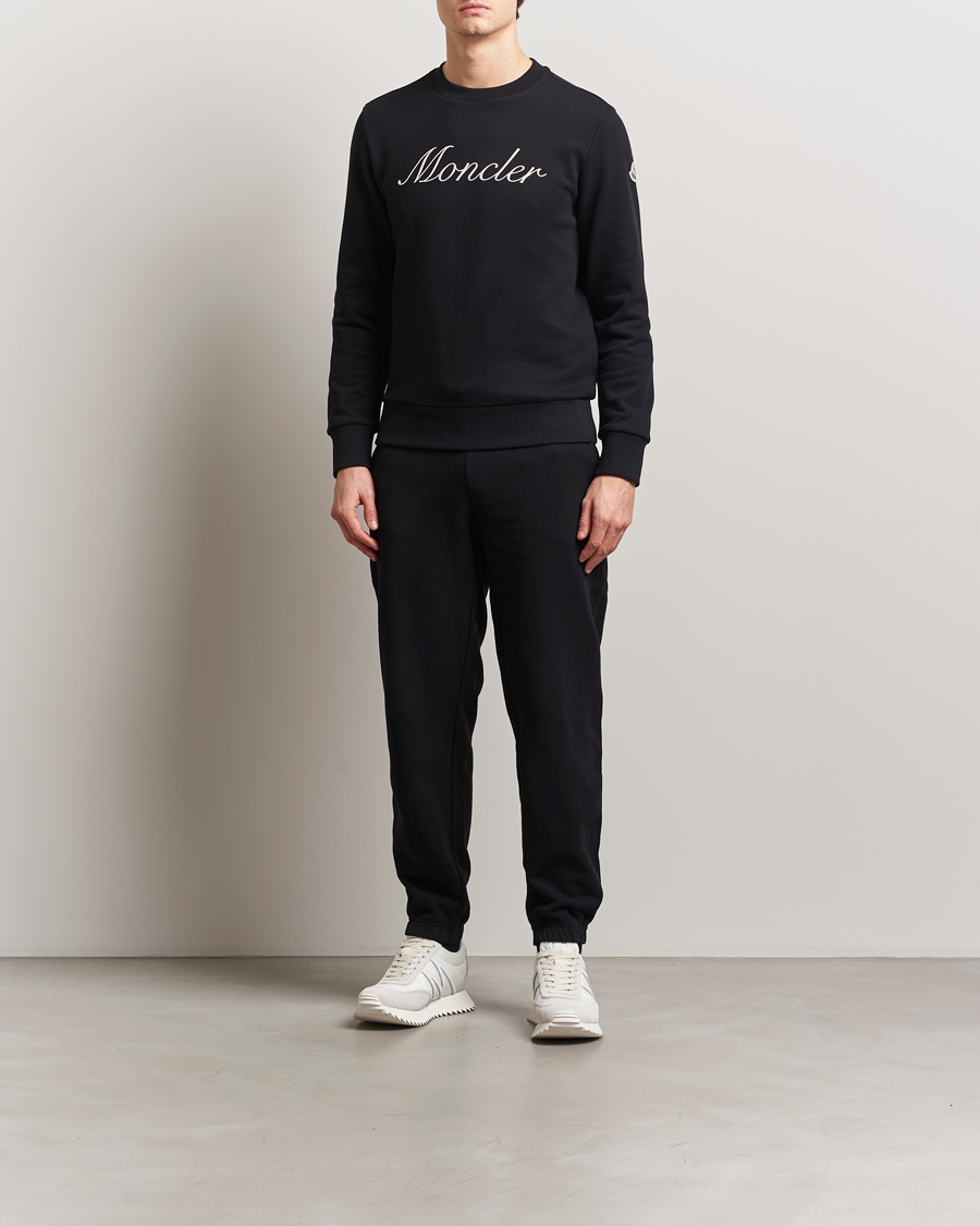Uomini | Pantaloni | Moncler | Logo Sweatpants Black