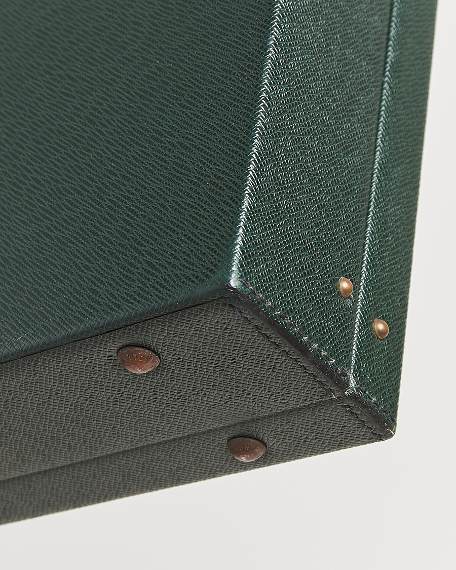 Uomini | Pre-Owned & Vintage Bags | Louis Vuitton Pre-Owned | Diplomat Briefcase Taiga Green