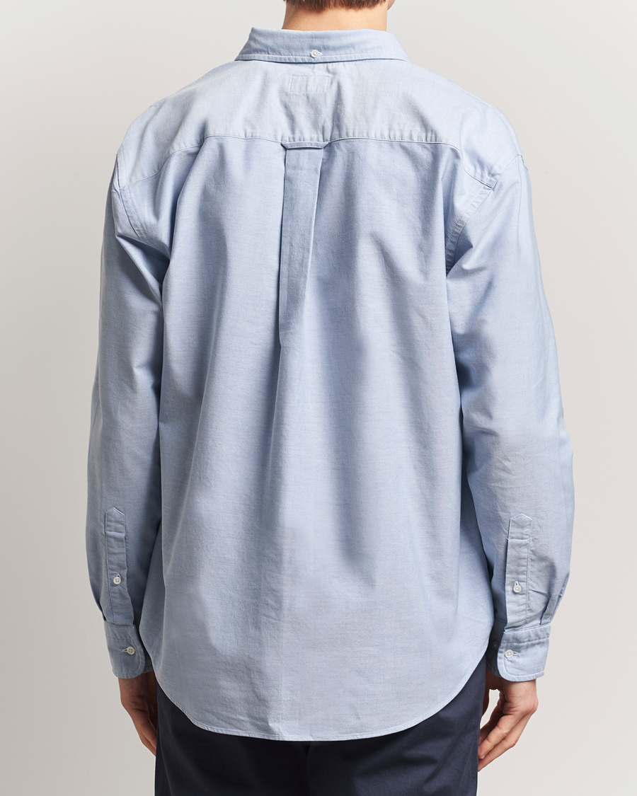 Uomini | Camicie | GANT 240 Mulberry Street | Relaxed Fit US Oxford Shirt Blue Water
