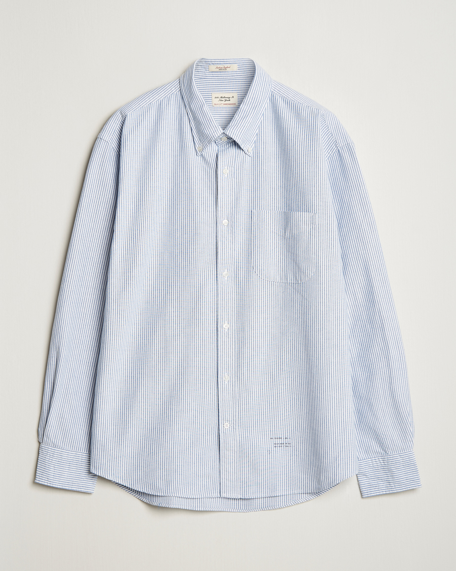 Uomini | Camicie | GANT 240 Mulberry Street | Relaxed Fit US Oxford Banker Shirt Blue/White