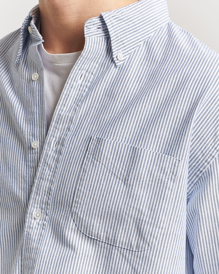 Uomini | Camicie | GANT 240 Mulberry Street | Relaxed Fit US Oxford Banker Shirt Blue/White