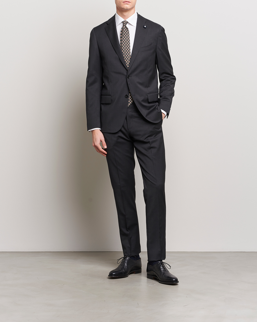 Uomini | Italian Department | Lardini | Wool Suit Grey